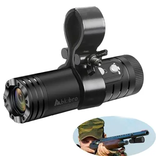 ABLEBRO shotgun-mounted action camera for hunting and shooting