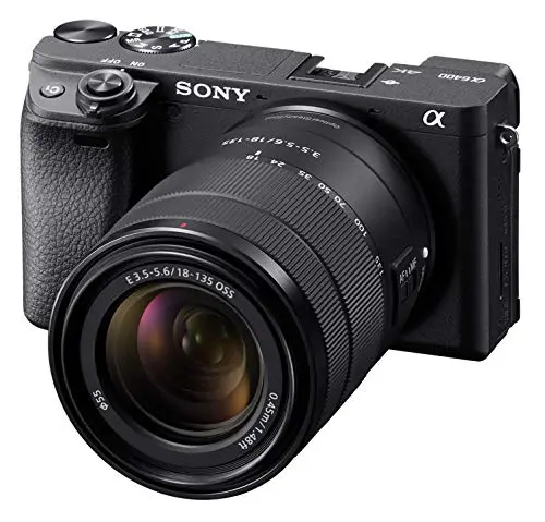 Sony Alpha a6400 compact mirrorless camera with flip screen, ideal for action photography