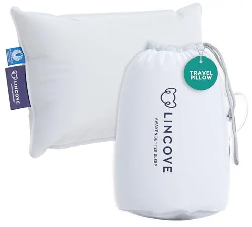Lincove luxury down feather rectangle travel pillow