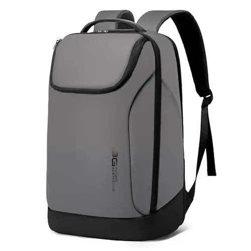 FUTURE AESTHETICS grey smart waterproof business backpack