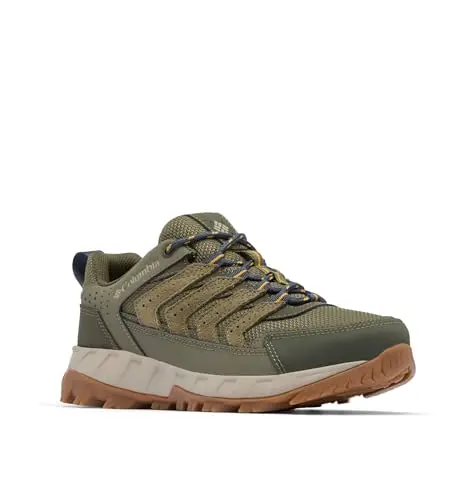 Columbia Women's Strata Trail Low hiking shoe on a sandy trail