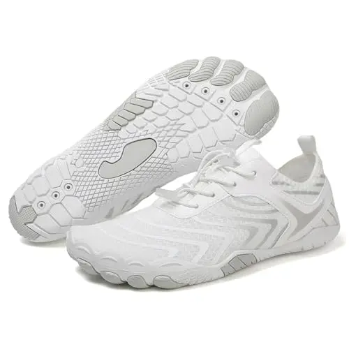 Grounded Footwear minimalist water shoes in a light color