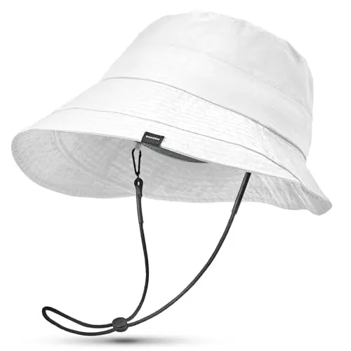Sukeen lightweight bucket hat with a longer front brim and shorter back