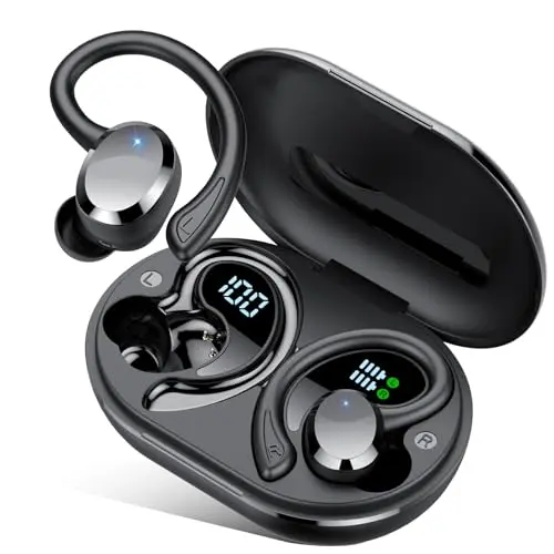 SPRTOYBAT Q38 wireless sport earbuds with over-ear hooks