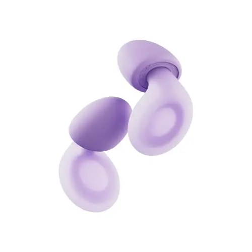Loop Dream lilac silicone and memory foam earplugs with dual tip system