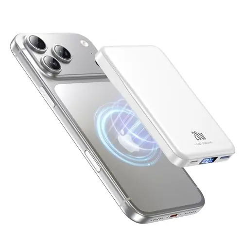 Aobbow 10000mAh magnetic wireless power bank with LED display